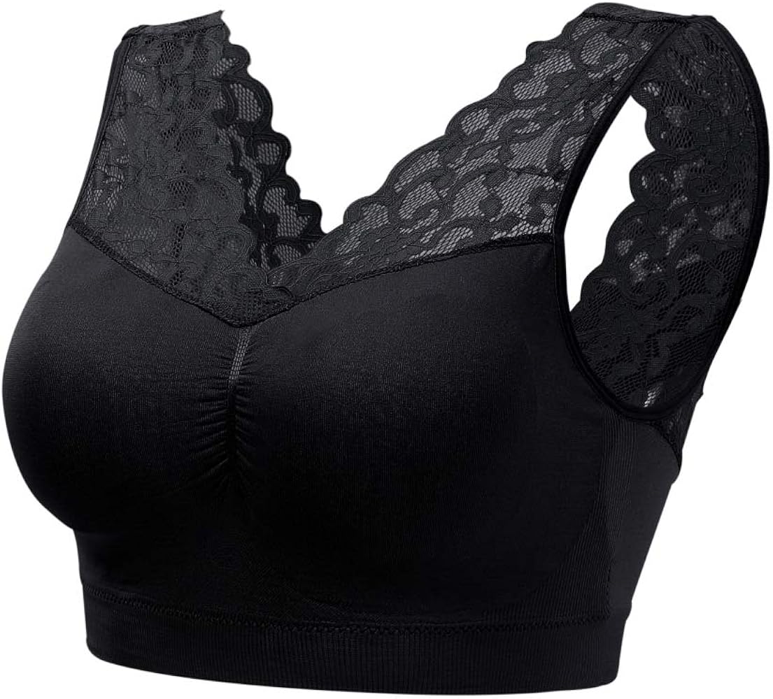 Plus Size Deep Plunge Sports Crop