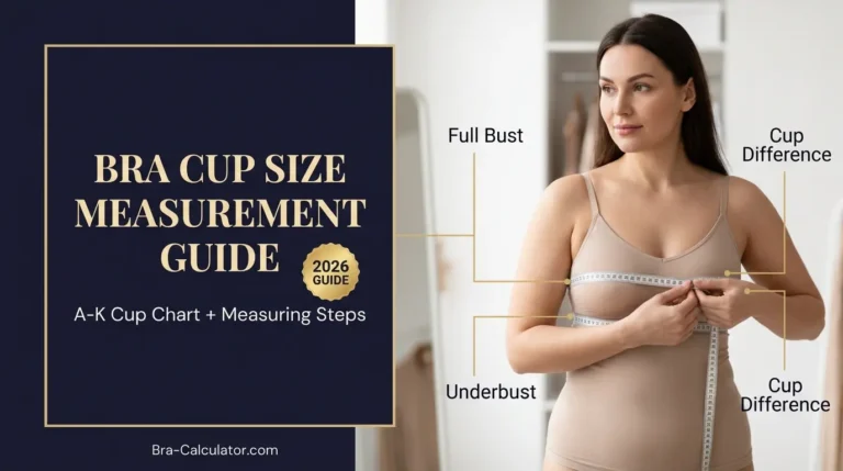 Bra Cup Size Measurement Guide