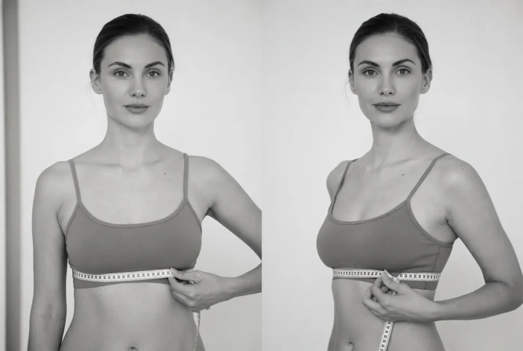 Bra Size Chart by Age with Pictures & Average Trends