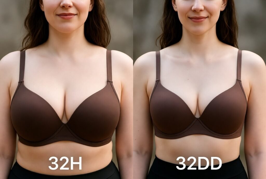 Cup Size Visuals for A Cup vs DD Cup vs G Cup vs H Cup – Real Photos on Real Women