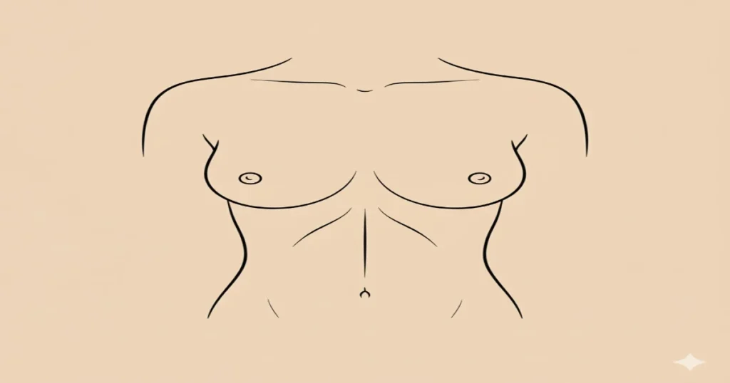 Side-Set Breasts