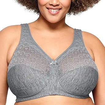 Full Figure Plus Size MagicLift Moisture Control Bra Wirefree #1064