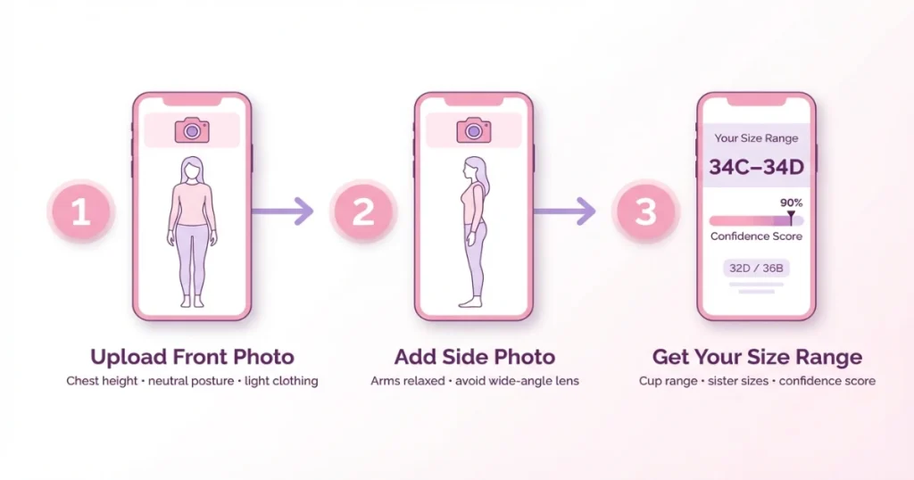 How to Estimate Bra Cup Size From Photo