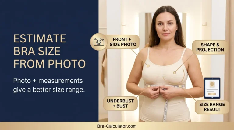 How to Estimate Bra Cup Size From Photo