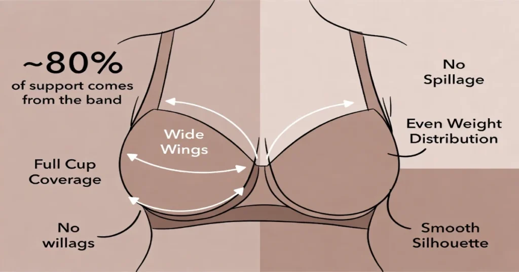 Best Full Coverage Bras for DD+| Supportive, Comfortable Fit
