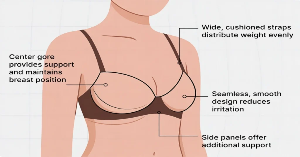 Best Full Coverage Bras for DD+| Supportive, Comfortable Fit