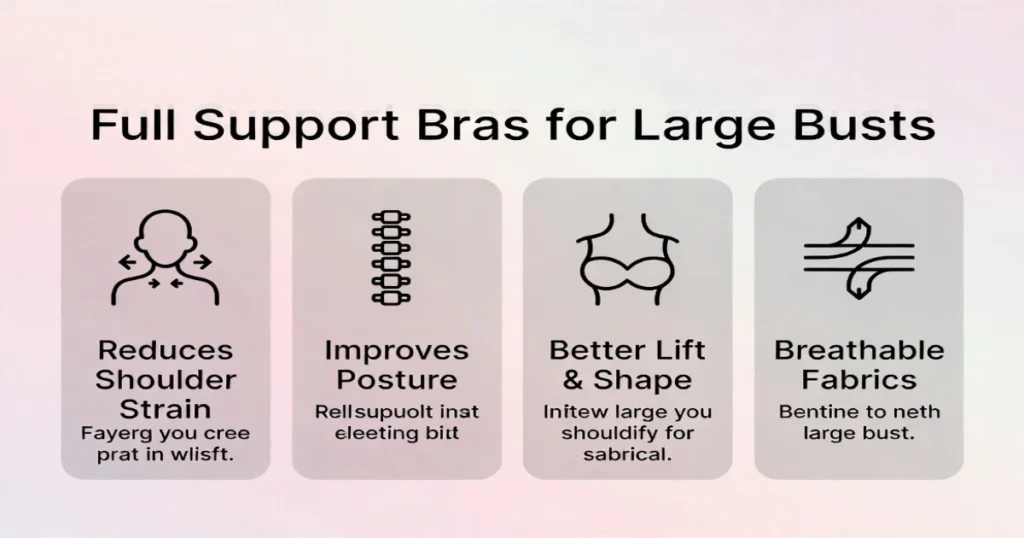 Full Support Bras for Large Busts—Sizing, Fit, and Style Tips