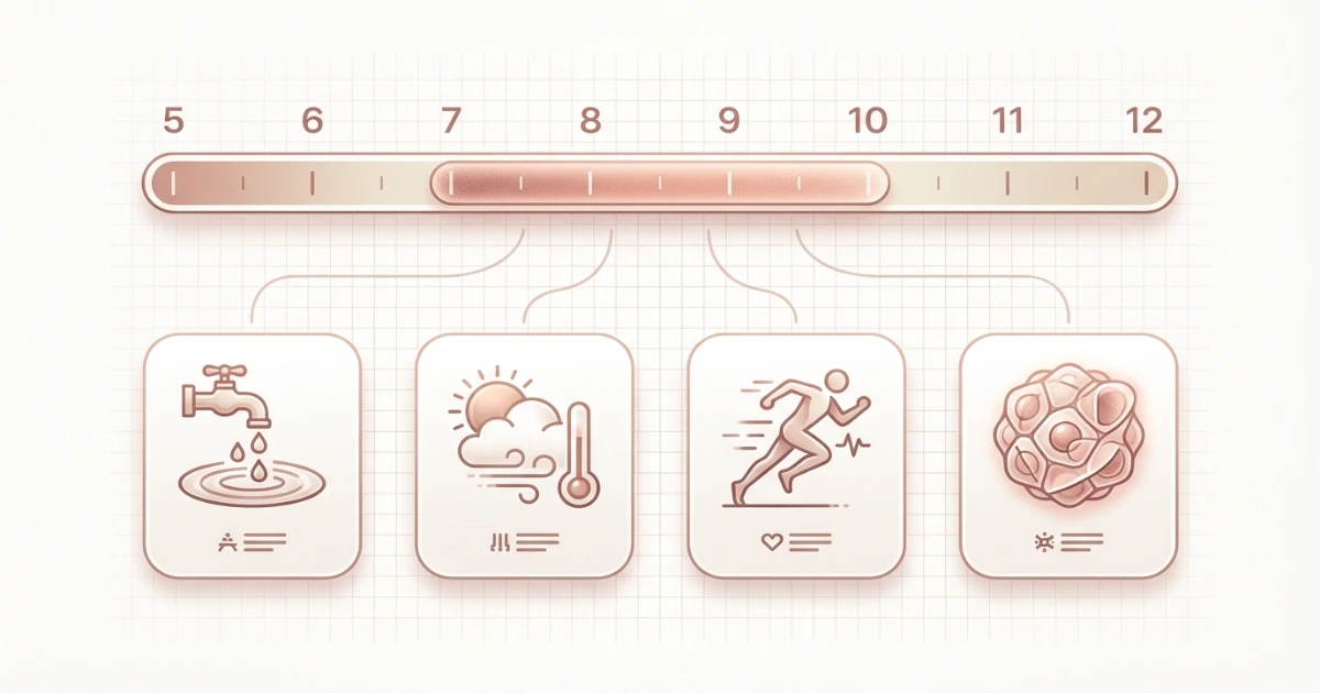 Bras hanging on a rack showing variety of styles