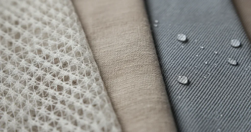 Breathable fabrics used in plus size supportive bras