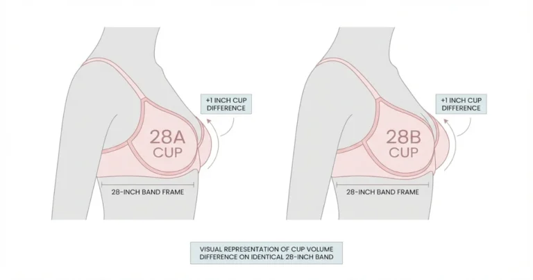 28A vs 28B Bra Size