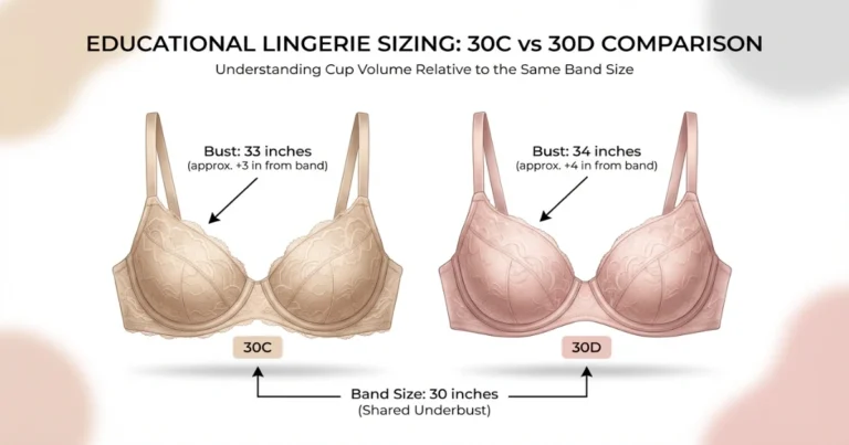30C vs 30D Bra Size Comparison