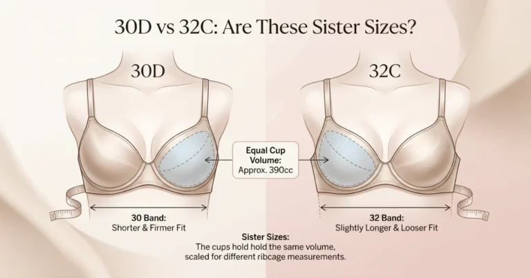 30D vs 32C Sister Size