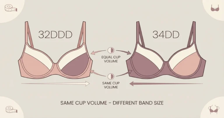 32DDD vs 34DD bra size