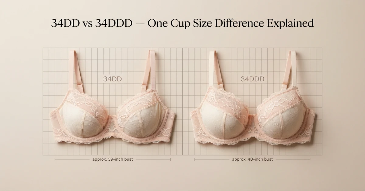 34DD vs 34DDD