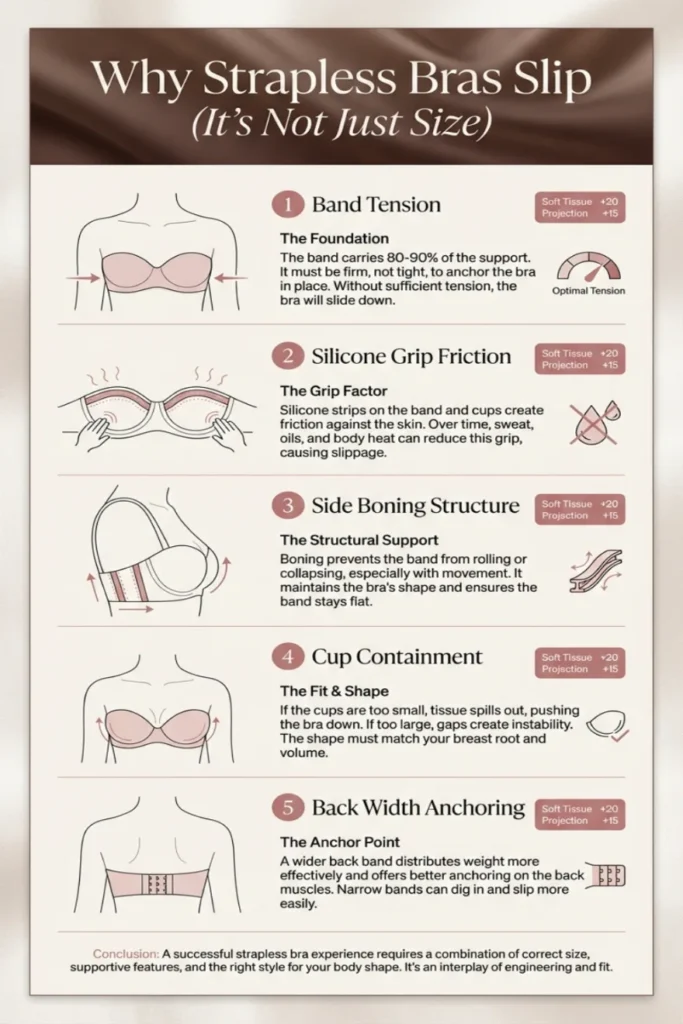 Strapless Bra Size Calculator