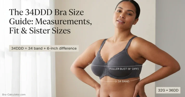 34DDD Bra Size