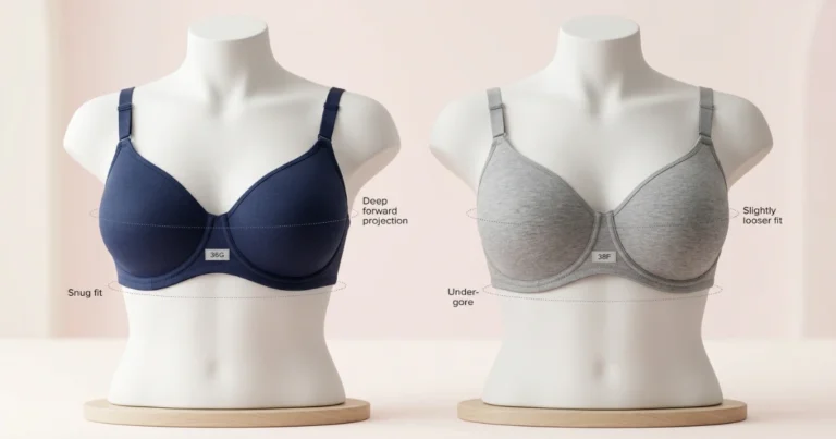 36G vs 38F Bra Size