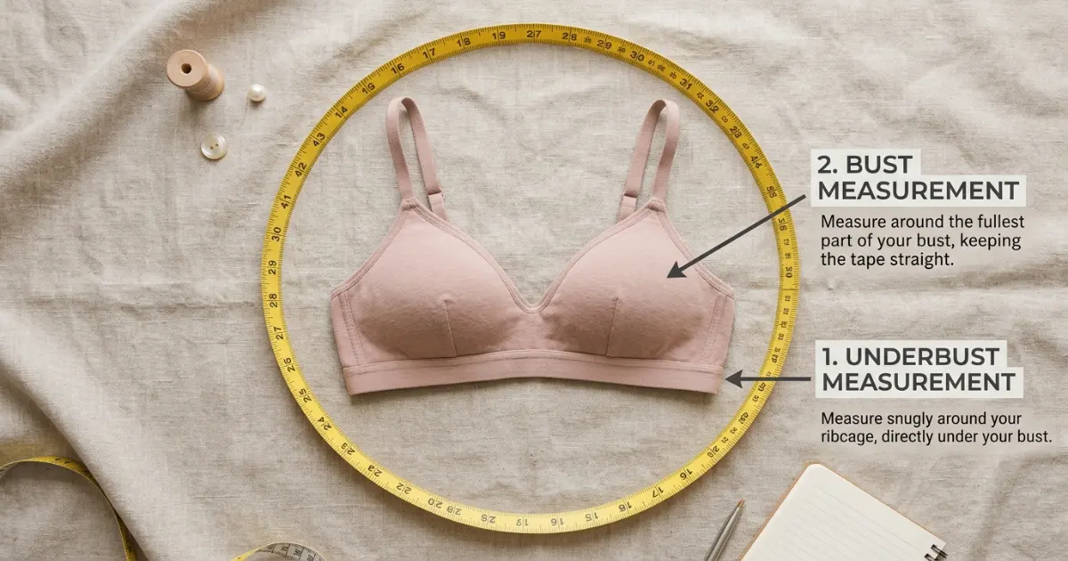 Fit comparison showing 28D with firmer smaller band and 30D with wider band and larger cup volume