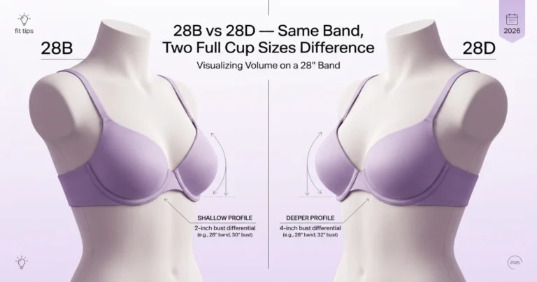 28B vs 28D Bra Size
