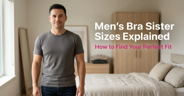 Men's Bra Sister Sizes