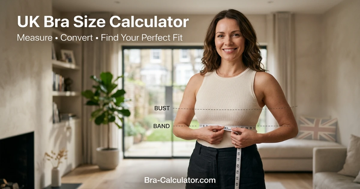 Best UK Bra Size Calculator 2026: Inches, DD+ Cups, & US/EU Conversion
