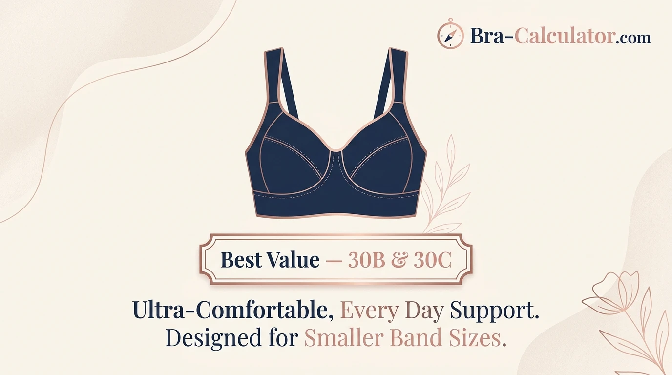 Maidenform Women's Comfort Devotion Extra Coverage Wire-Free Bra — available in 30B and 30C