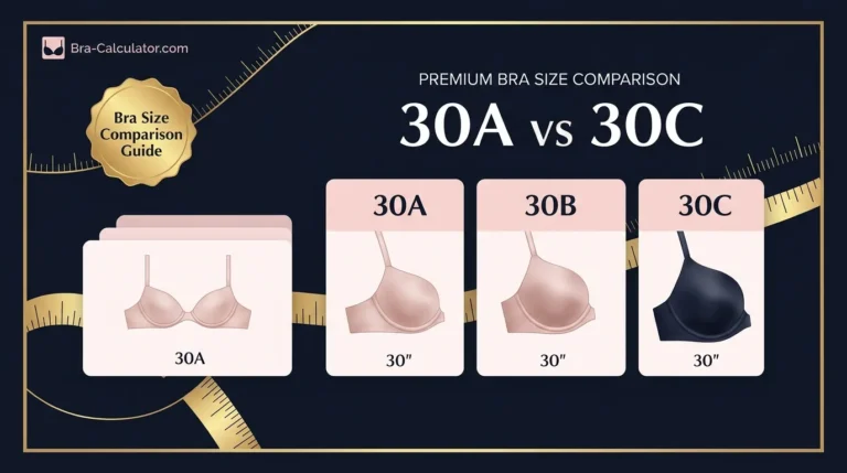 30A vs 30C Bra Size