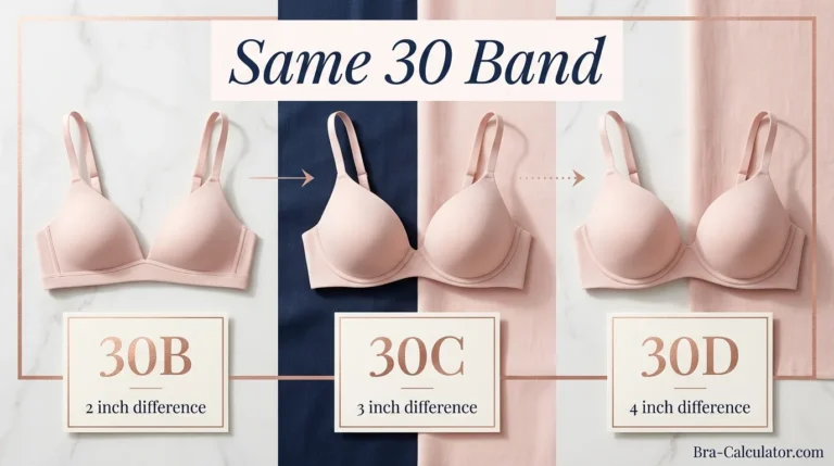 30B vs 30D Bra Size