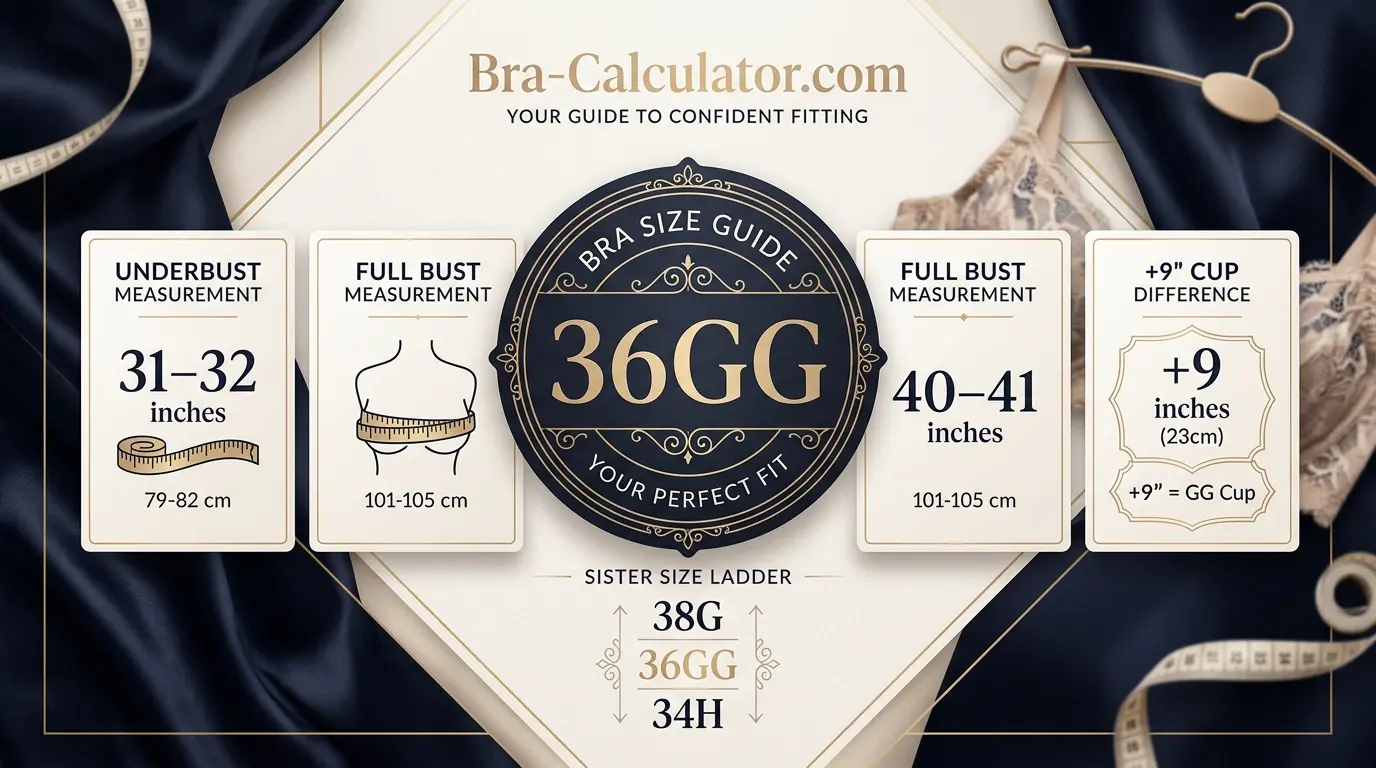 36GG Bra Size