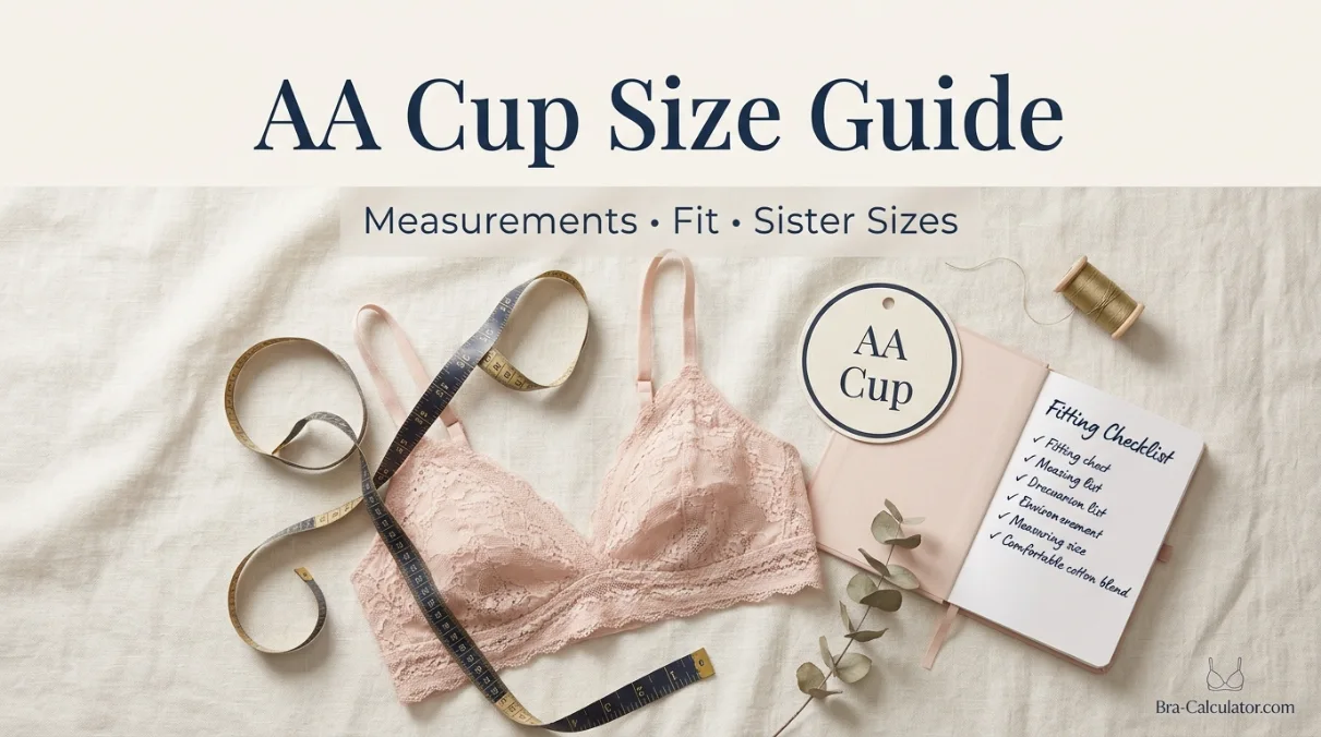 Best AA Cup Size Guide Measurements Fit Sister Sizes 2026