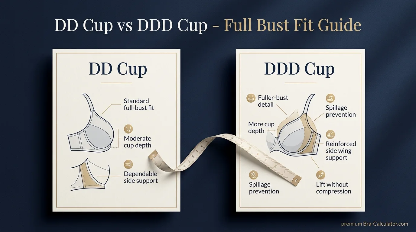 DD Cup vs DDD Cup hero comparison graphic with dark navy and gold branding