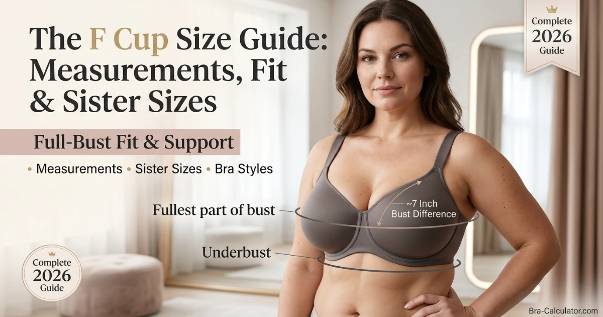 F Cup Size Guide