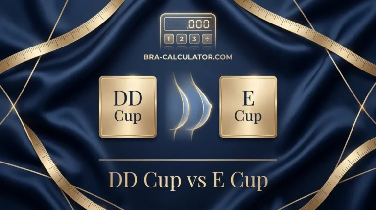 DD Cup vs E Cup: Measurements, Fit, Volume & Sister Sizes