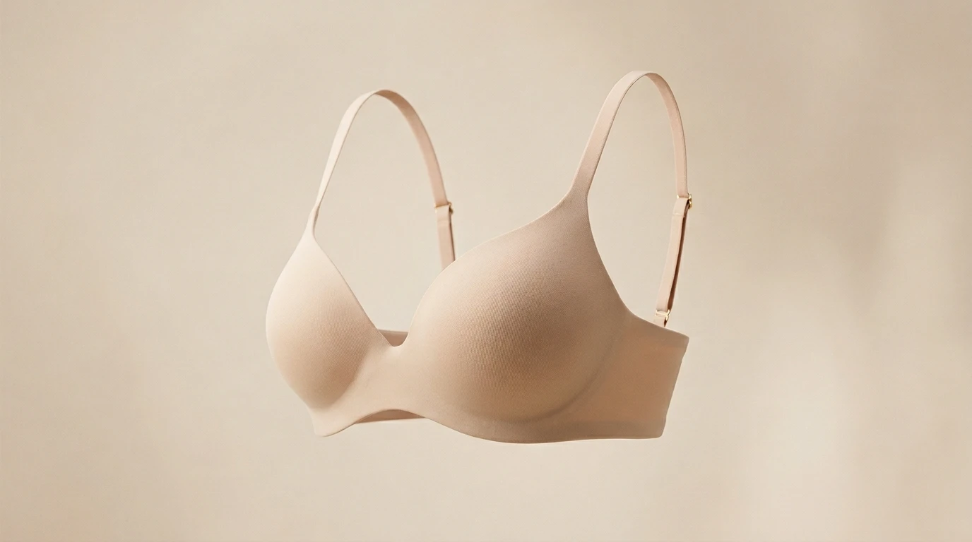 Seamless T-shirt bra for everyday wear — smooth cups, invisible under fitted tops