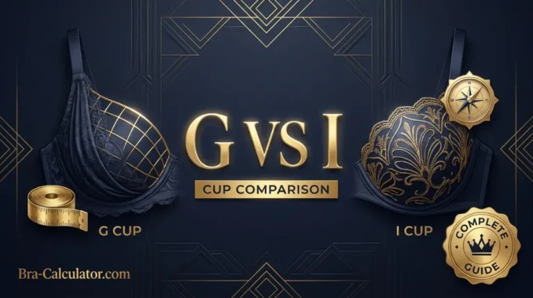 G Cup vs I Cup: Measurements, Fit, Volume & Sister Sizes
