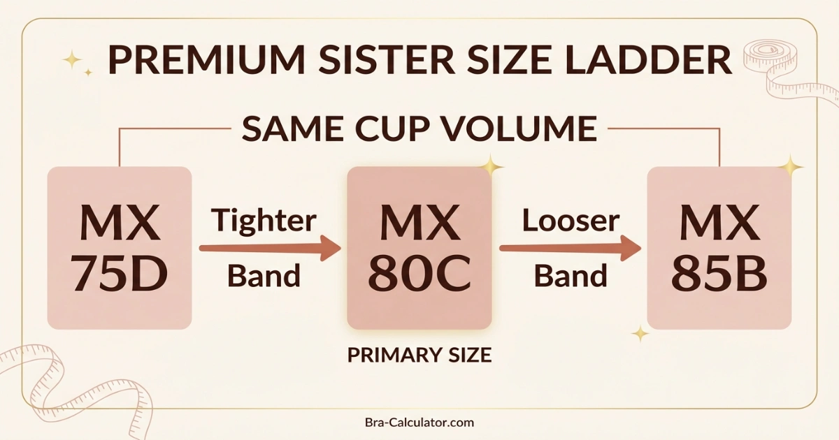 Mexican bra styles from Vicky Form Suburbia and Intimissimi MX showing correct Mexican EU bra sizing and cup coverage