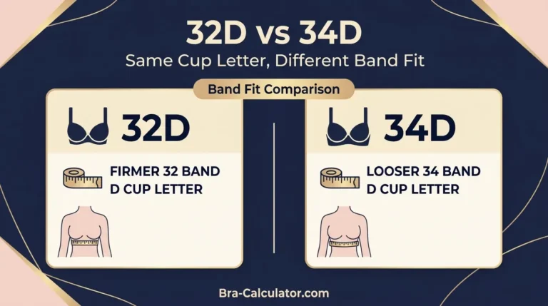 32D vs 34D