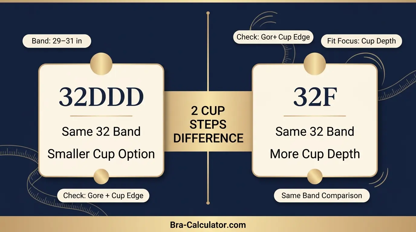 32DDD vs 32F comparison hero graphic with premium navy and gold styling