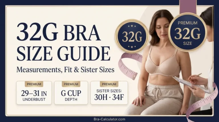 32G Bra Size Guide