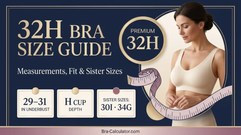 32H Bra Size Guide