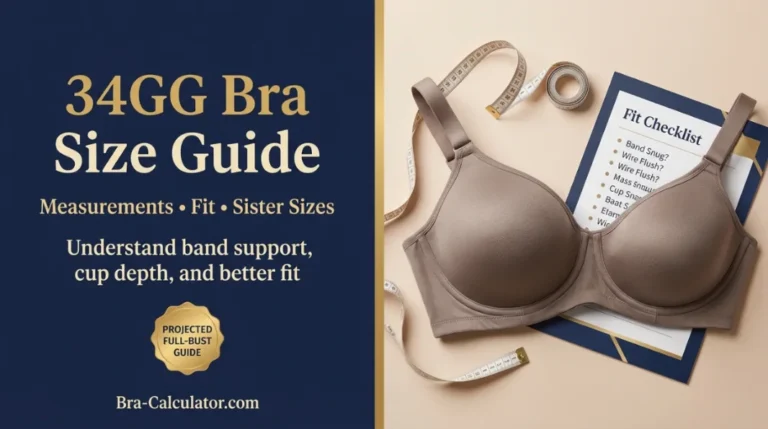 34GG Bra Size Guide