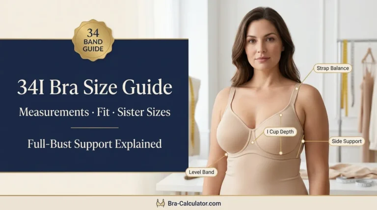 34I Bra Size Guide