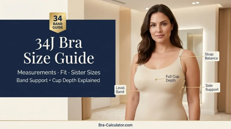 34J Bra Size Guide