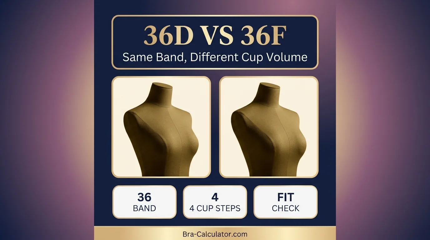 36D vs 36F comparison hero graphic with premium navy and gold styling