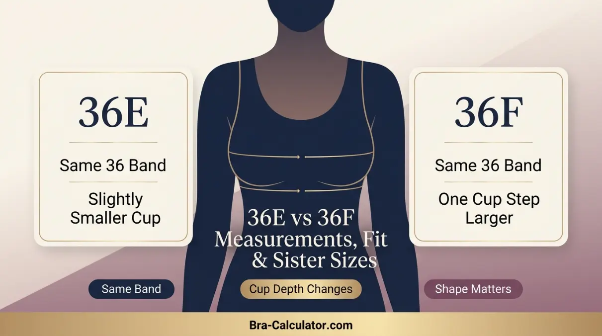 36E vs 36F comparison hero graphic with premium navy and gold styling