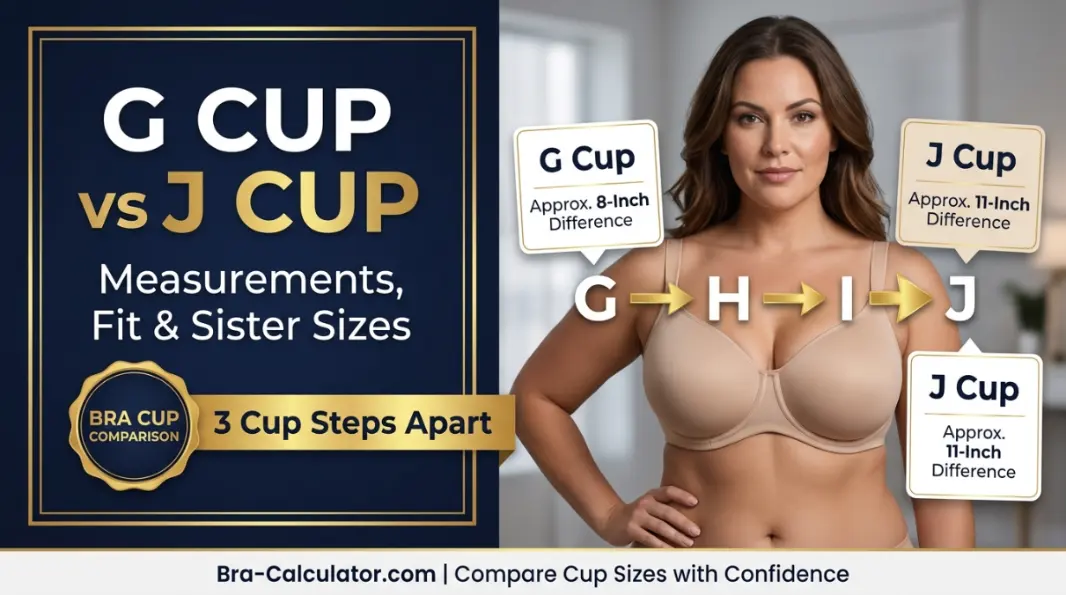 G Cup vs J Cup hero comparison graphic with dark navy and gold branding