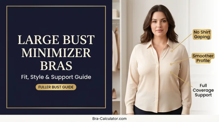 Large Bust Minimizer Bras Guide – Fit, Features & Best Picks