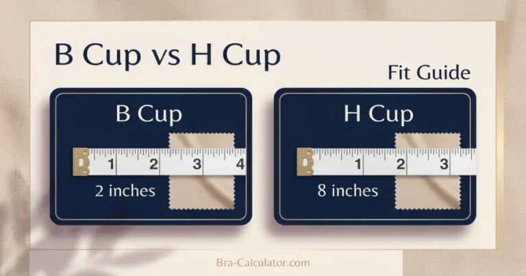 B Cup vs H Cup