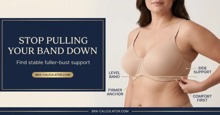 Bra Band Rides Up Large Bust? Causes & Best Solutions