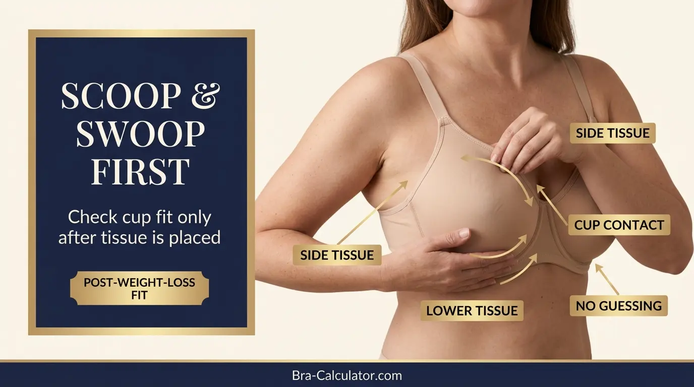 Five fit checks to diagnose bra size changes after weight loss